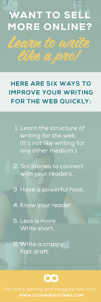 *Web Copy Resource* Pin these six web copy tips and enhance your writing skill set as your small business grows.
