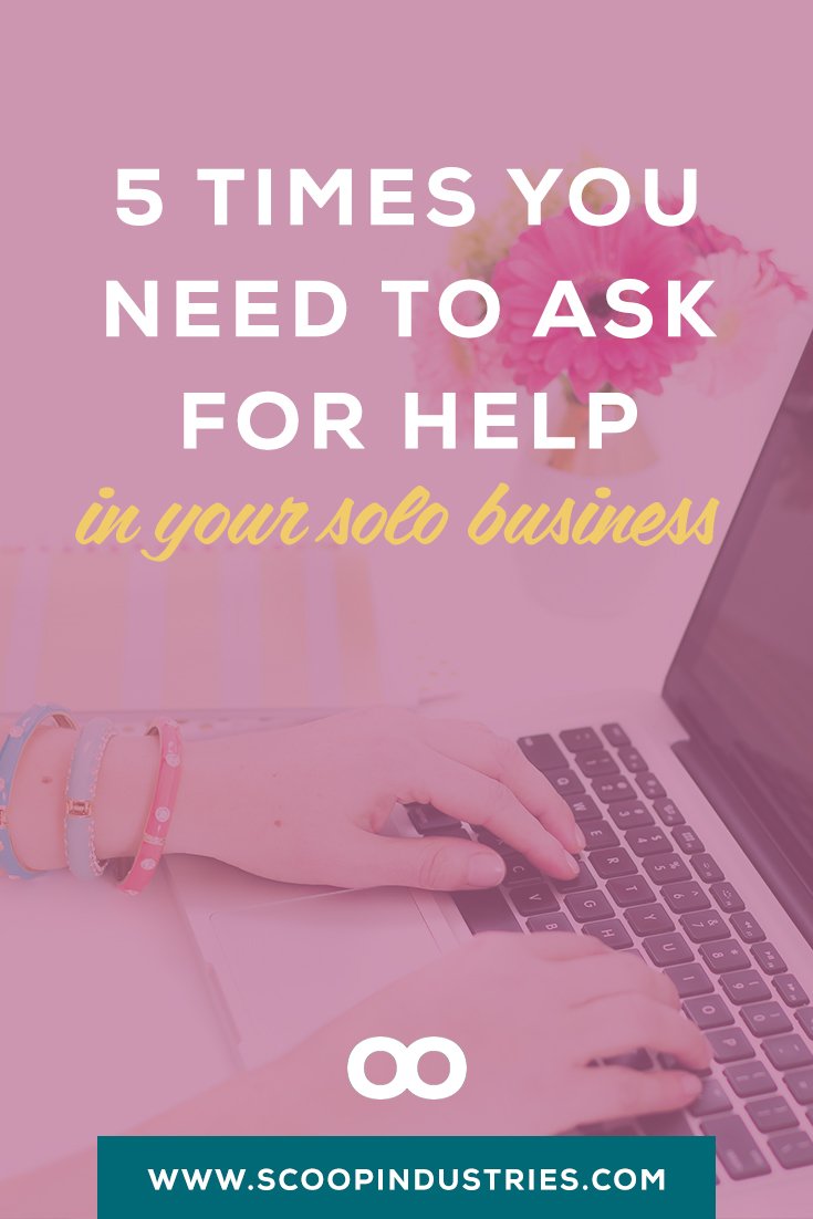 Pin this + discover the 5 times where solopreneurs NEED to reach out for help in their business. There’s no shortage of ways to find support + knowledge to run your business, but sometimes you need help with your unique situation. Those resources do exist + you don’t have to go alone all the time.