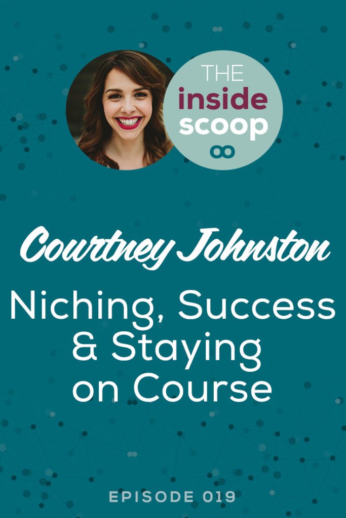 Pin this + find out how sales page expert Courtney Johnston has evolved her service-based business over the years, including niching down, overcoming her biggest challenge, how to know what services to offer, + her valuable advice on “playing the long game” in your business.