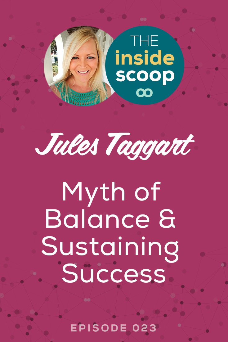 Pin this + discover how Jules Taggart balances her time between working on her business, in her business, cultivating prospective clients, + having 2 young daughters at home. This is one episode every mompreneur will not want to miss!
