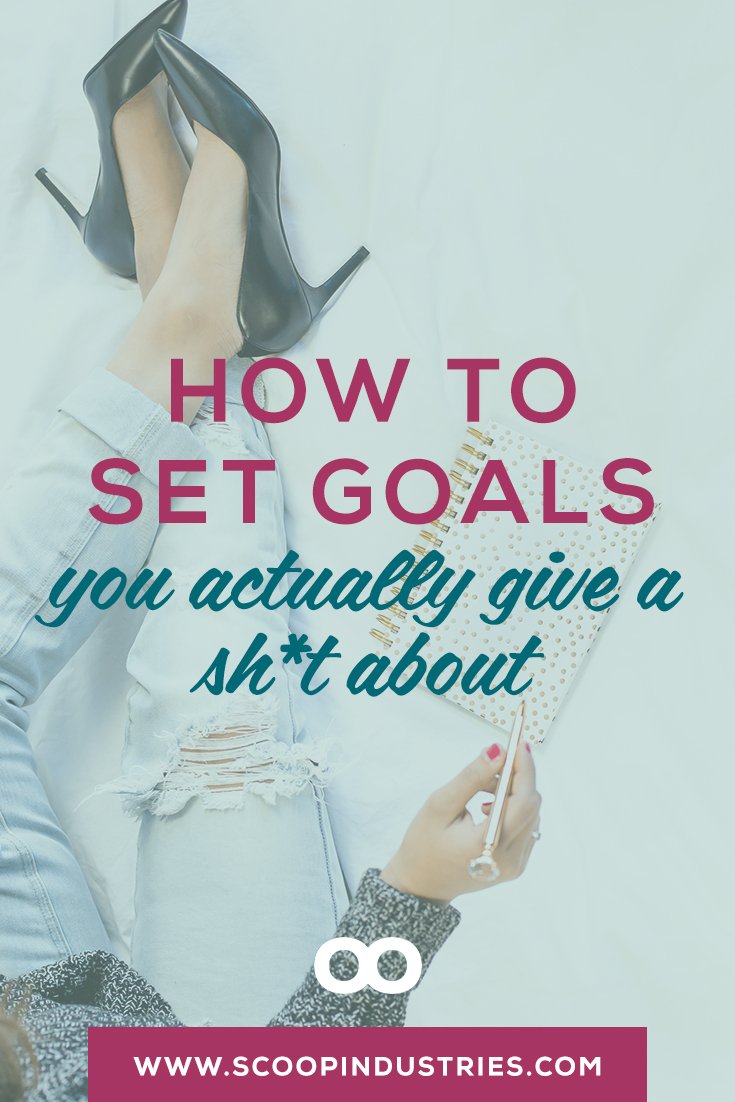 Pin this + learn 3 big things you need to keep in mind when setting goals, both for your business and your life. The best goals are those that you deeply care about, helping you steer your boat where you truly want to go (not based on an external influence). You’ll want to bookmark this post for regular reference.