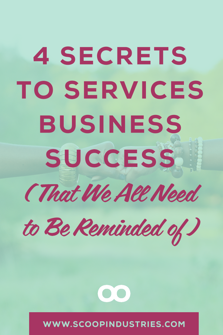 Sometimes as a solo business owner you need to prioritize, and finding, booking and wowing clients should always come first. Pin this post to learn 4 secrets of services business success as a freelancer, solopreneur or any biz where you work with clients.