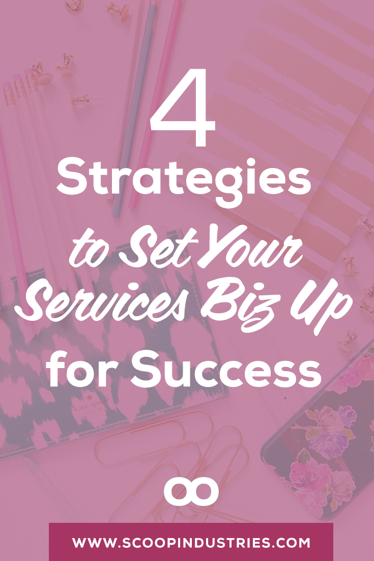 As you work on building your services business, you need to be honest with yourself about where you’re really at. It’s time to put your ego aside, ditch the busy work and get laser focused on the business building strategies and tactics that will actually make the biggest impact. **Pin this post to learn 4 strategies to set your biz up for success in 2017**