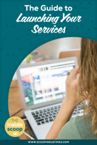 Newsflash: Launching isn’t just for products and programs. You can launch your new or existing services too! Pin this post to get the inside scoop on how to launch your services and our favorite ways to get booked out. http://SCOOPINDUSTRIES.COM/episode47/ 
