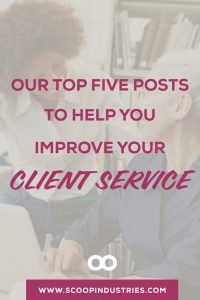 Finding, booking and wowing clients is at the heart of your services business. *Pin this post to check out our top five blog posts on how to improve your client services* 