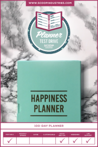With an endless supply of day planners on the market, how do you know which one is your perfect fit? We’re trying out the 100 Day Happiness Planner in this month’s test drive. *Pin this post for later*