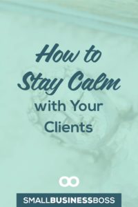 Handling unhappy clients in the midst of a challenging situation can be a real effort, but staying calm and professional is always the best option. Here are three ways to stay calm with your clients. *Pin this post for later*