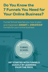 You know you need an email marketing funnel for your online business, but where do you start? If you're going to do it - you want to do it right! Funnel School will help you get started FAST by teaching you strategy for 7 different types of marketing and sales funnels, as well as what to say in each email and how to implement them in your email service provider. Click this pin for all the details and be on your way to successful, strategic funnels!