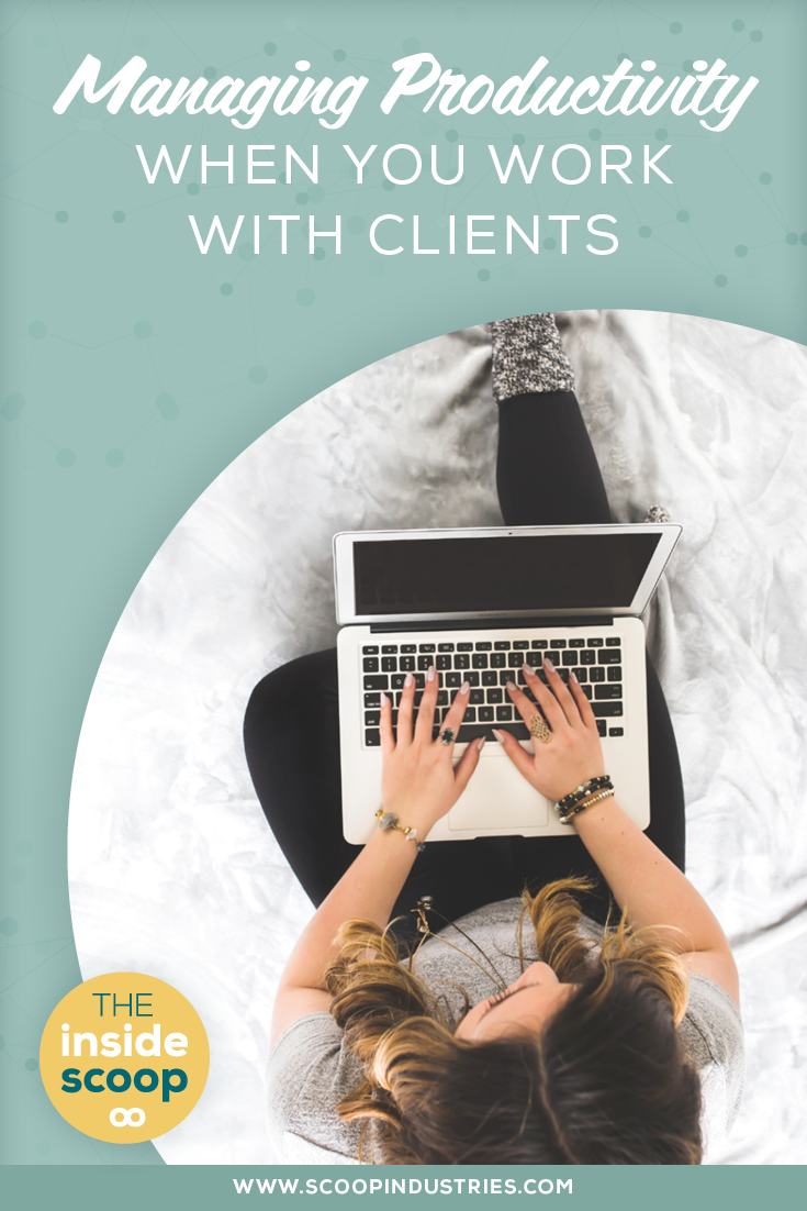 We all start the week with the best of intentions. Monday morning you’re armed with your to-do list and ready to make things happen. The next thing you know it’s Wednesday and you’ve spent the last 2 days putting out fires for your clients. So what’s a services biz owner to do? How do you balance client work with the work of actually running your biz? Hear our key strategies on managing productivity when you work with clients.