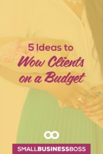 Customer experience can make or break your relationship with your clients, so making sure they get a little of the “wow” factor can go a long way to keeping them happy. Here are five ways to wow your clients on a budget. *Pin this post for later*